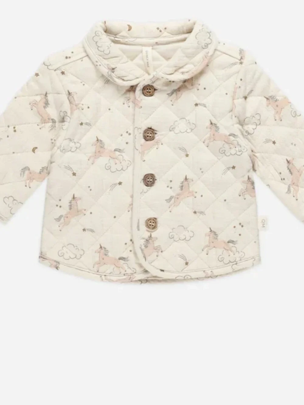 Quincy Mae Unicorn Quilted Jacket